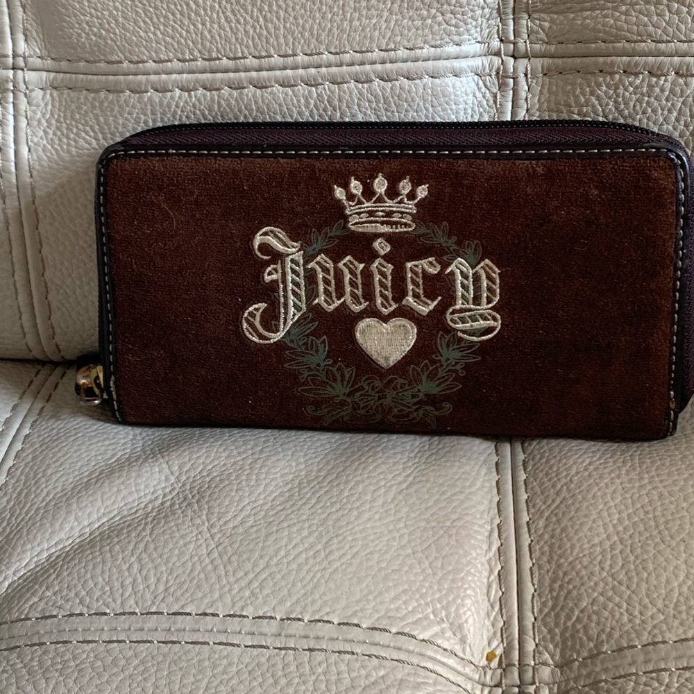 Suede Juicy Couture wallet